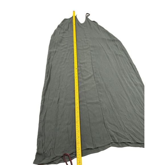 NWT Sage Green Tank Top long Dress By LOVESTITCH ,Loungewear with pockets, Roomy - Picture 7 of 11